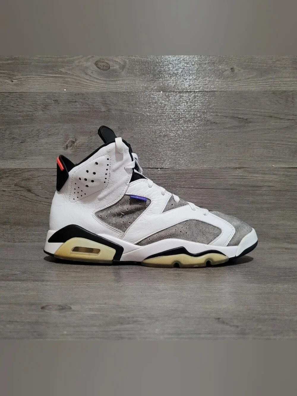 Air Jordan 6 Retro Flight Nostalgia Mens size 10 Grey White CI3125-100